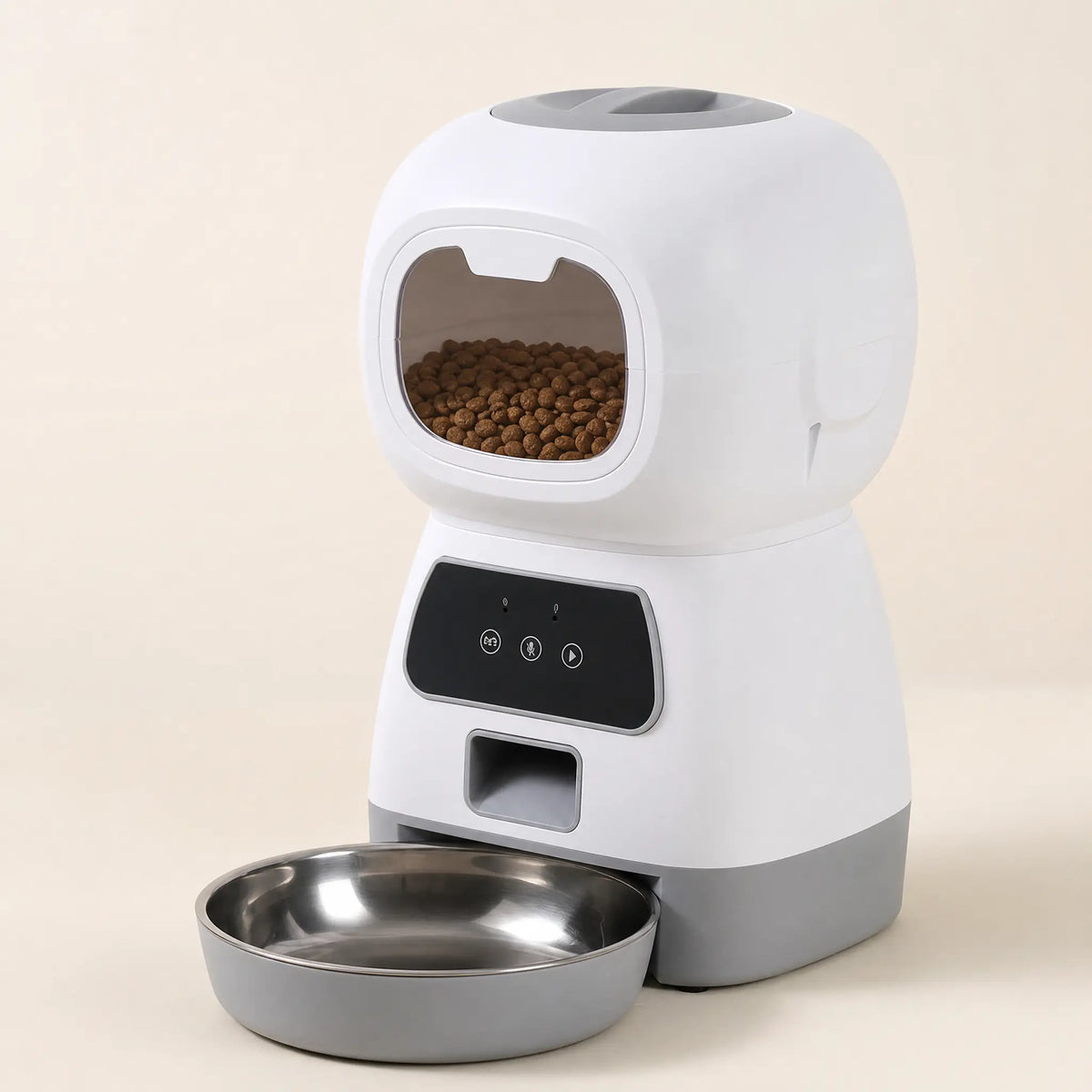 Distributeur croquettes automatique enregistrement vocal — Felinovō Capsule